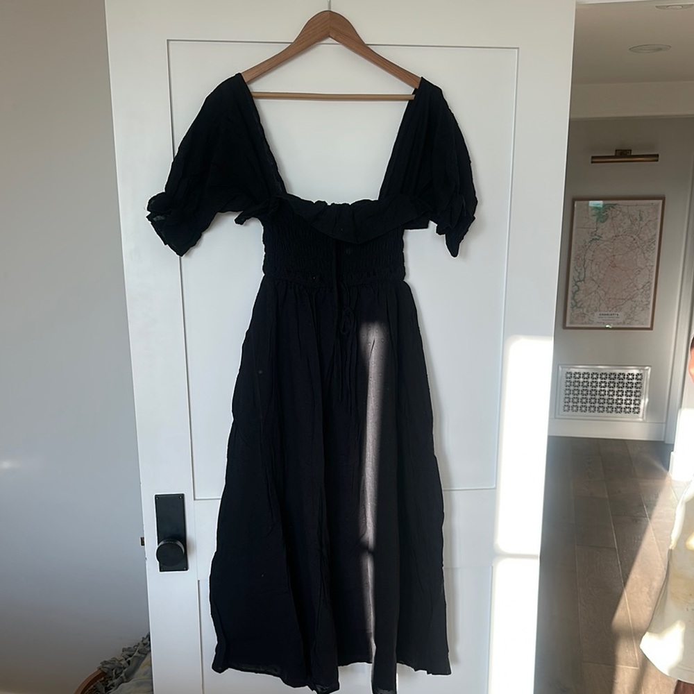 Elegant Black Off-Shoulder Dress
